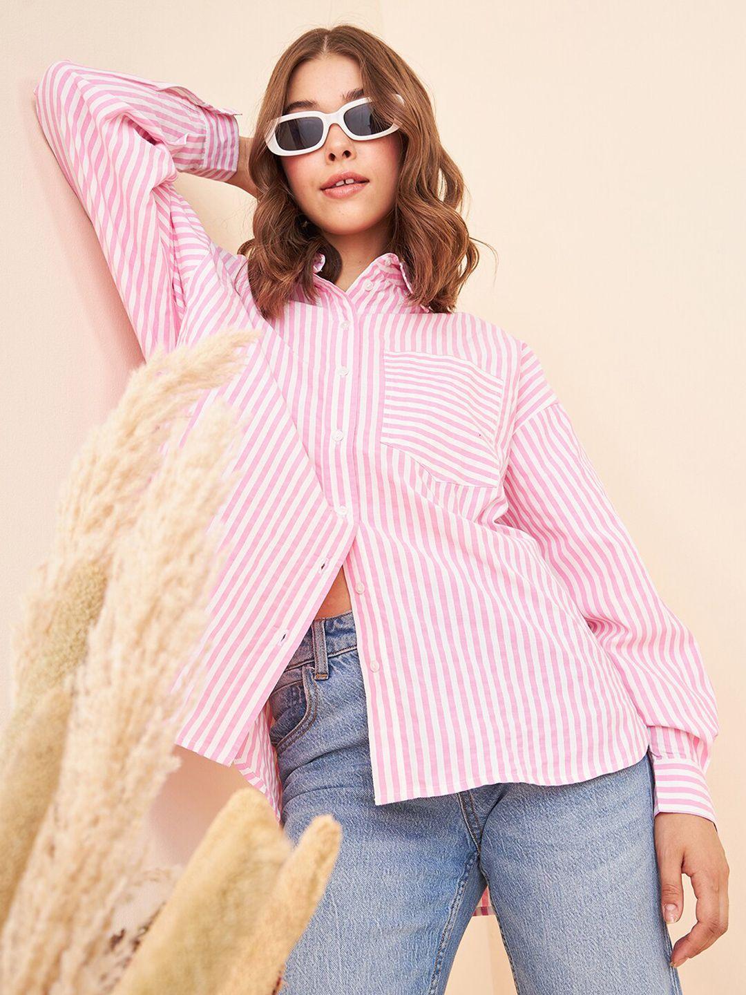 kibo-comfort-striped-oversized-cotton-casual-shirt