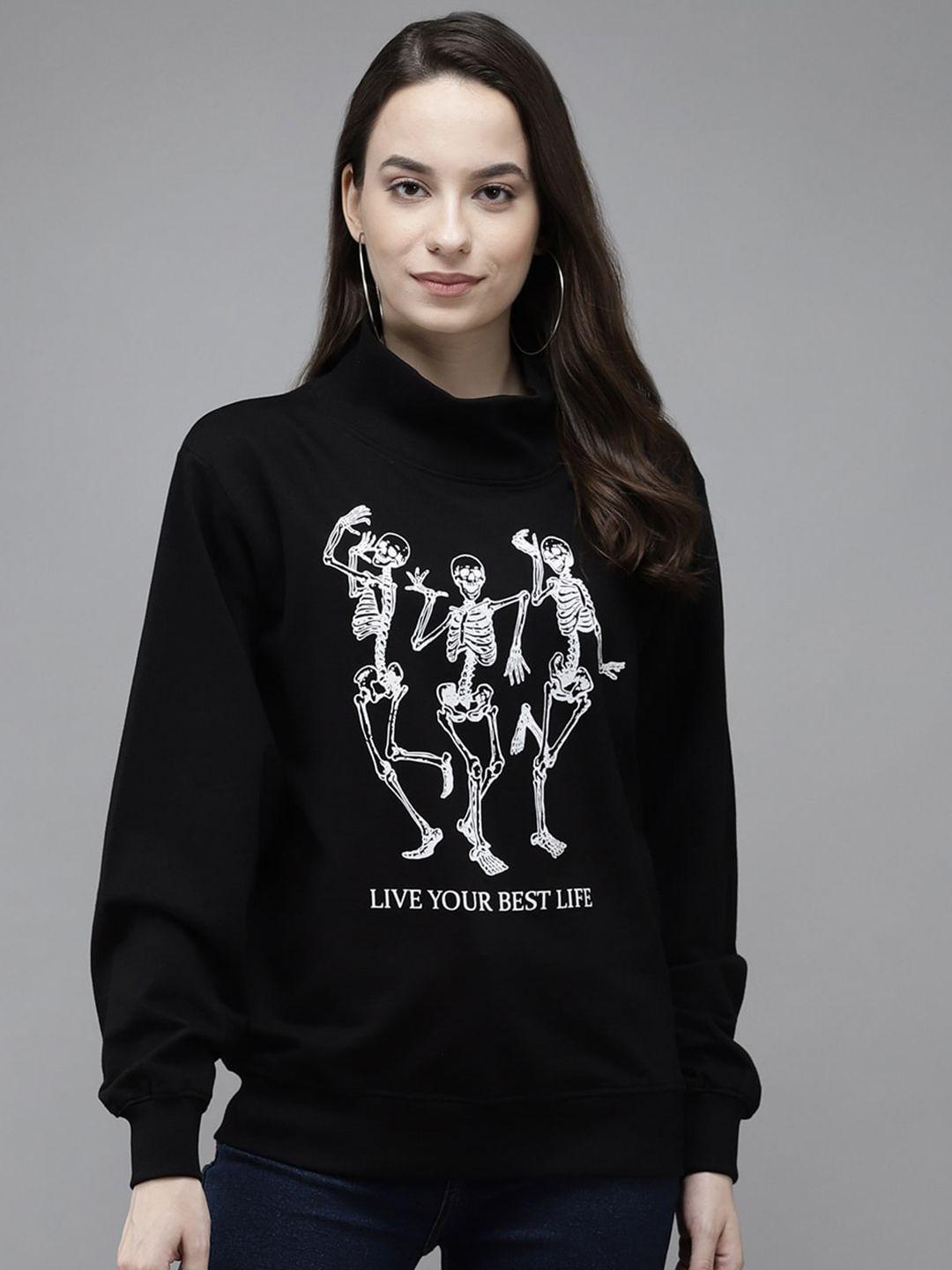 the-dry-state-black-graphic-printed-round-neck-pullover-sweatshirt