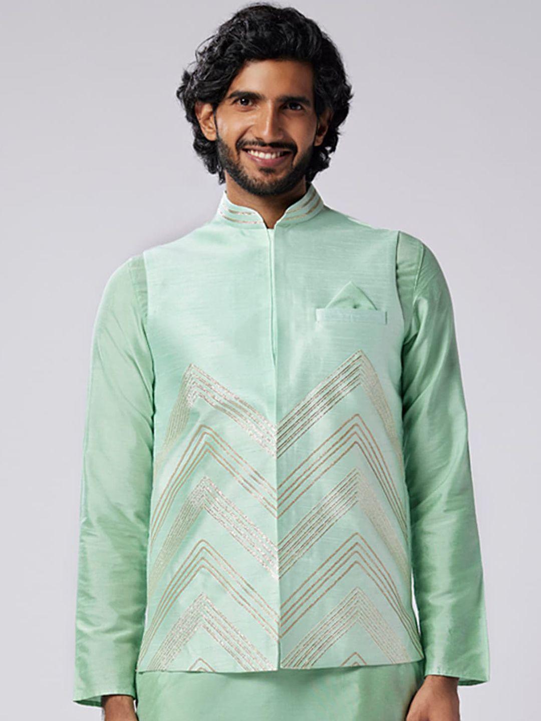 kisah-woven-embellished-nehru-jacket