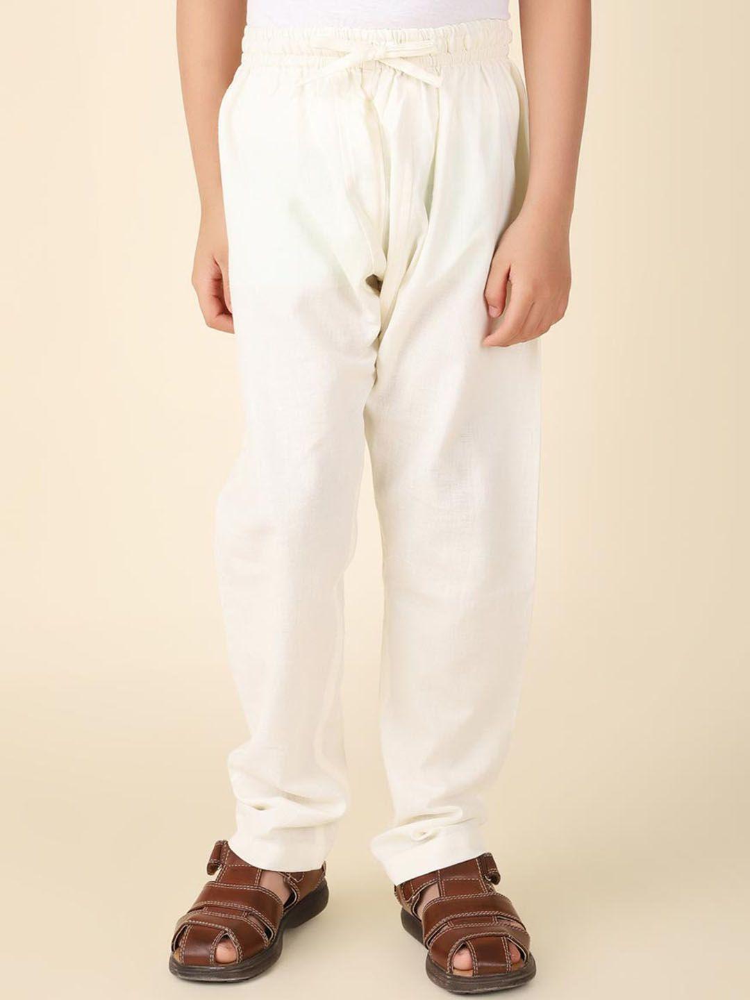 fabindia-boys-mid-rise-cotton-pyjamas