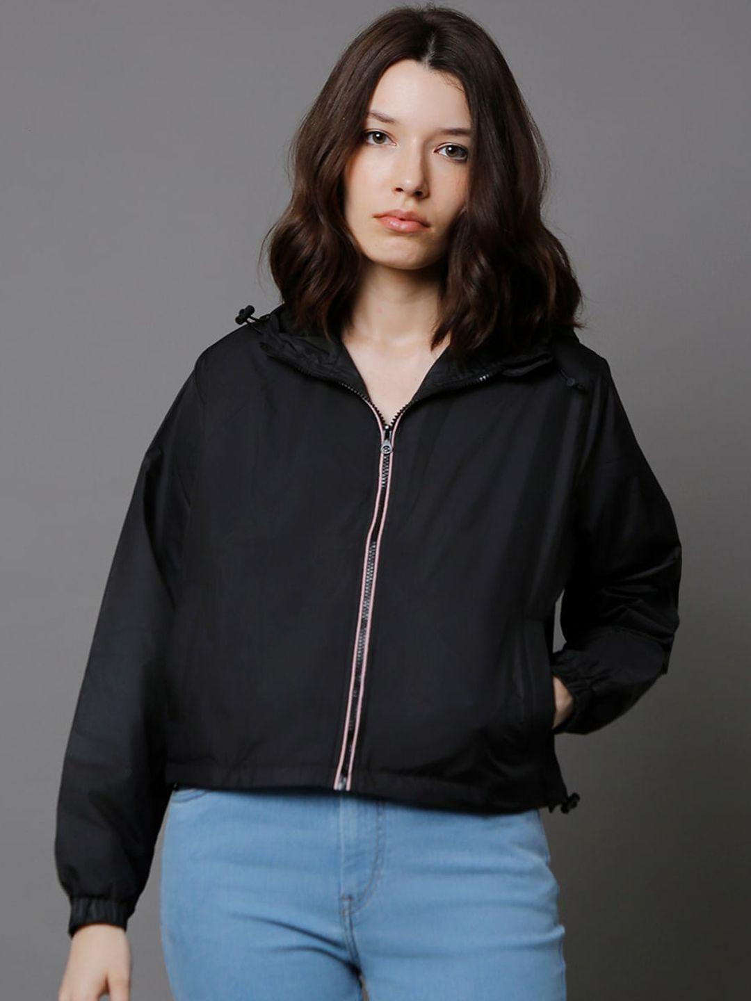 high-star-hooded-neck-long-sleeve-open-front-jacket
