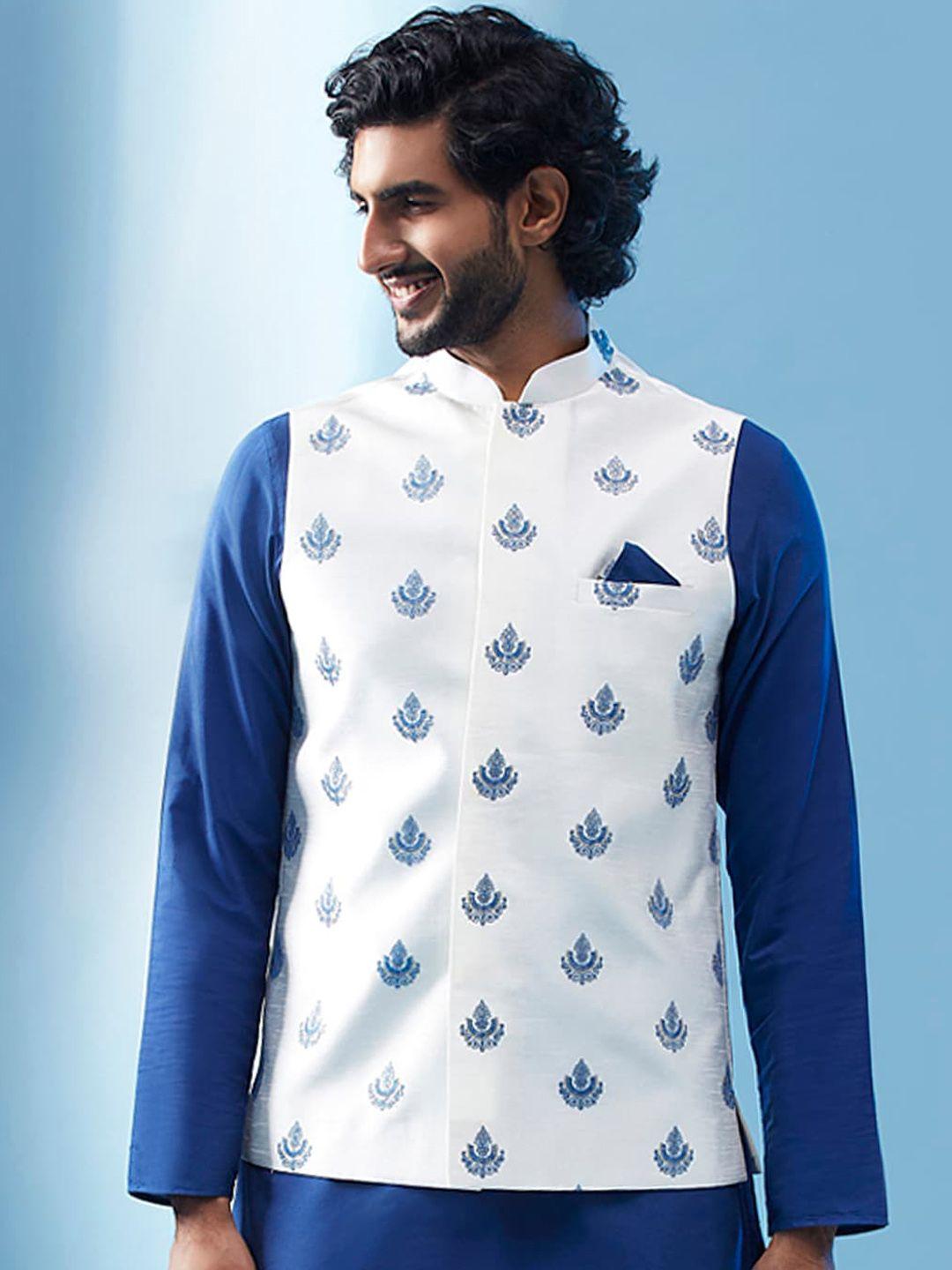 kisah-woven-design-art-silk-nehru-jacket