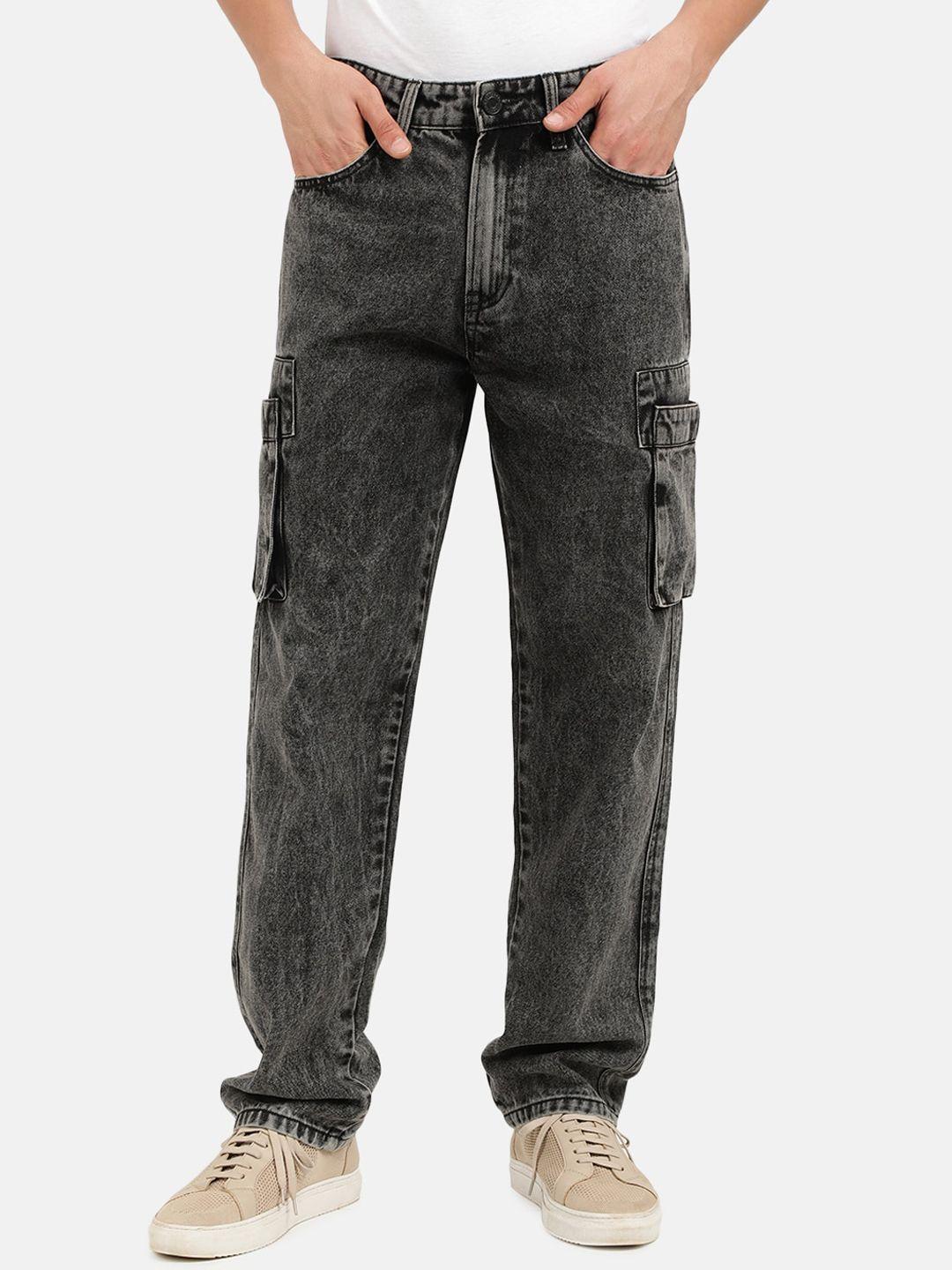 bene-kleed-men-mid-rise-straight-fit-cargo-jeans
