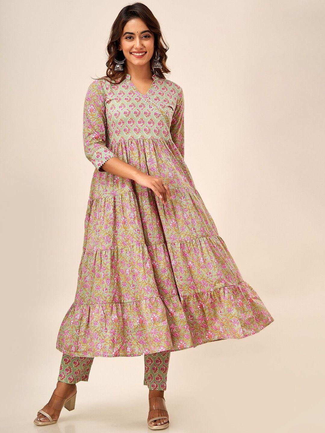 svarchi-ethnic-motifs-printed-gotta-patti-pure-cotton-anarkali-kurta-with-trouser