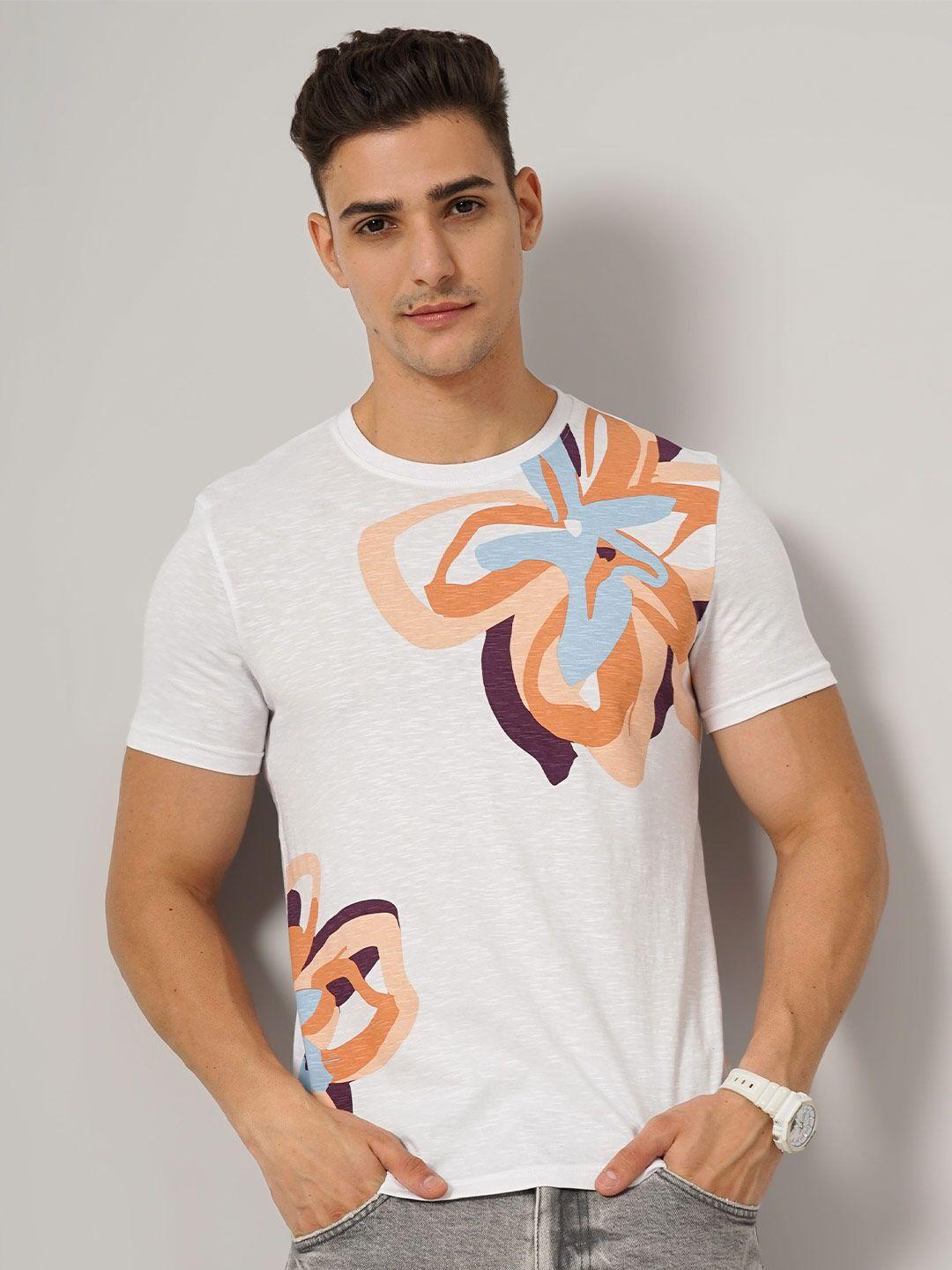 celio-floral-printed-cotton-t-shirt