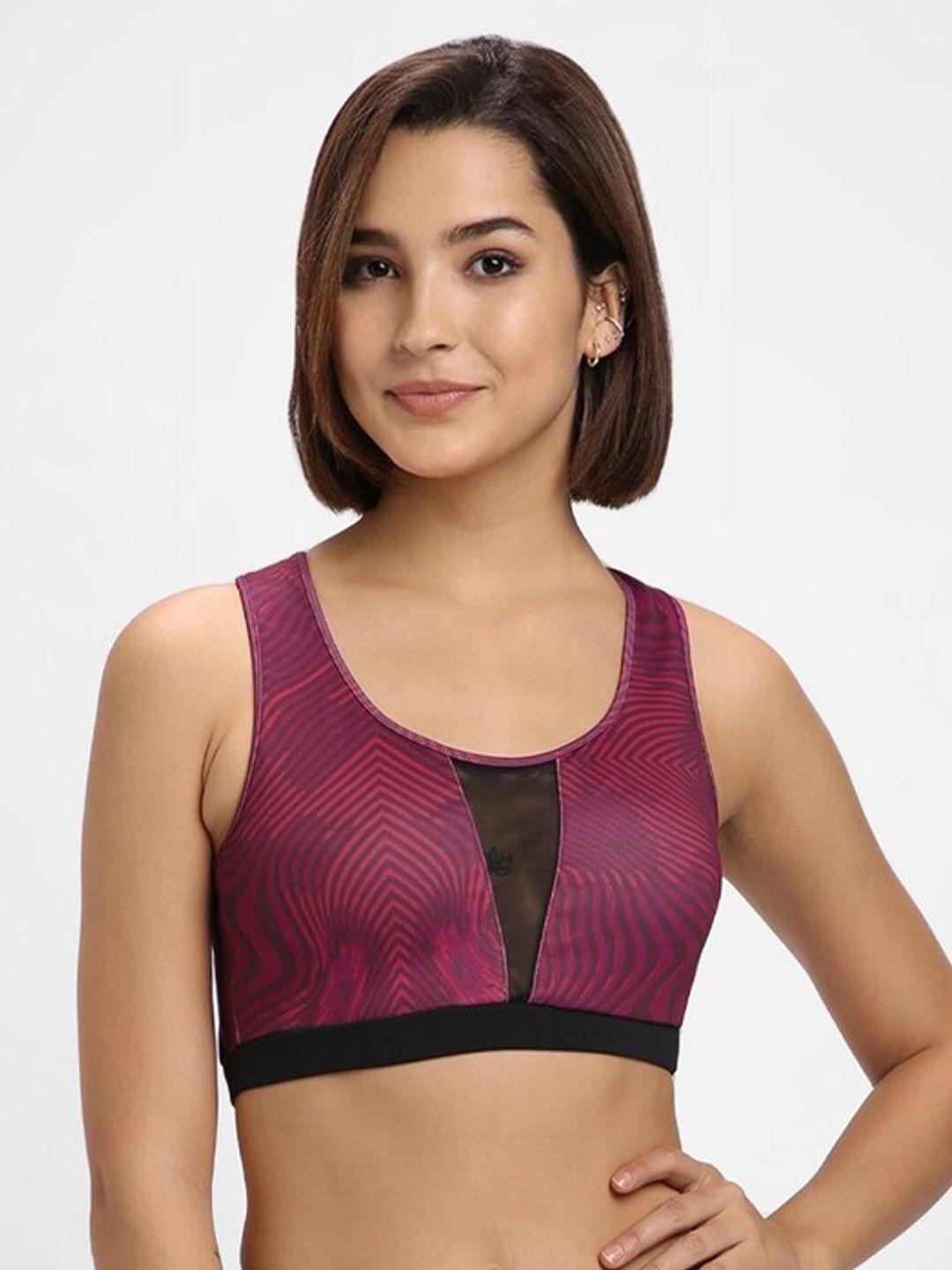 forever-21-abstract-printed-half-coverage-workout-sports-bra-with-all-day-comfort