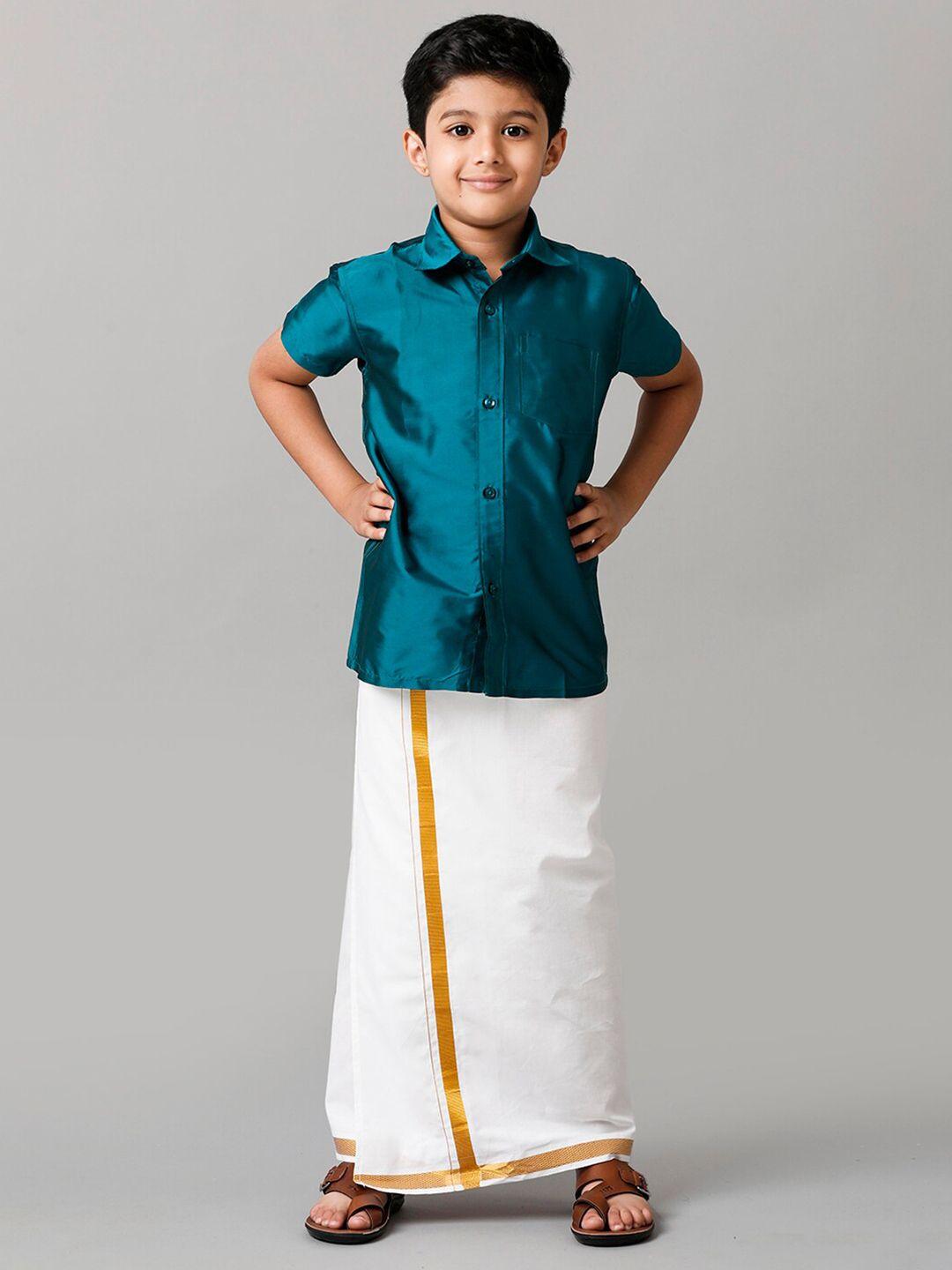 ramraj-boys-shirt-collar-silk-cotton-clothing-set
