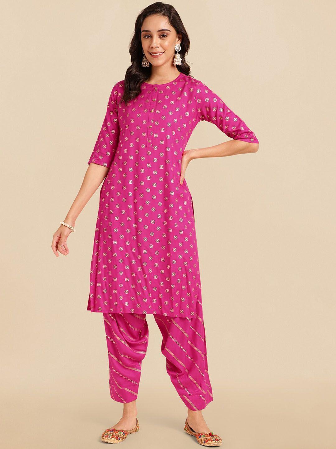 mirchi-fashion-ethnic-motifs-printed-kurta-with-salwar