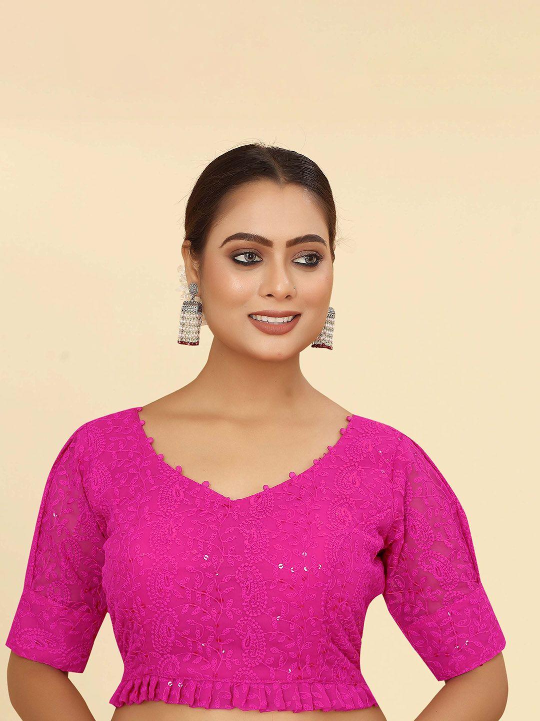 shopgarb-chikankari-saree-blouse