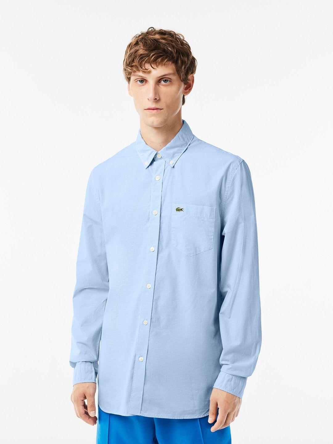 lacoste-micro-checked-pure-cotton-casual-shirt