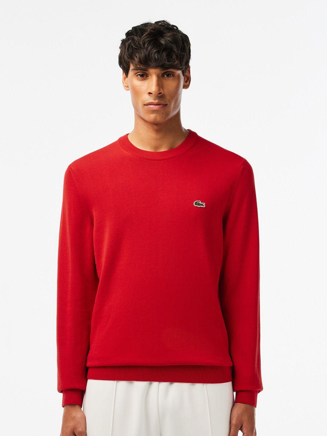 lacoste-round-neck-cotton-pullover-sweater