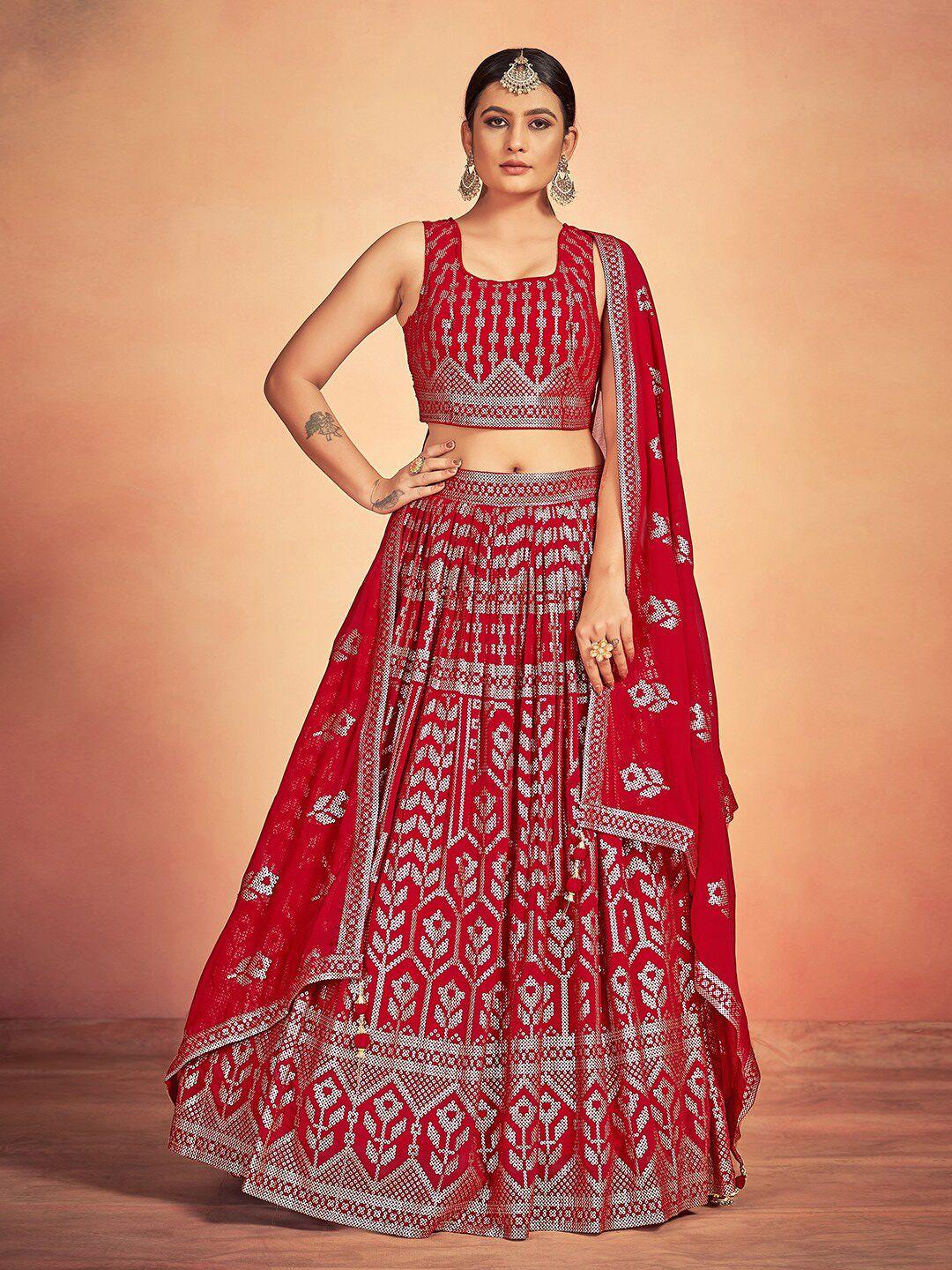 just-fashion-embellished-sequinned-ready-to-wear-lehenga-&-blouse-with-dupatta