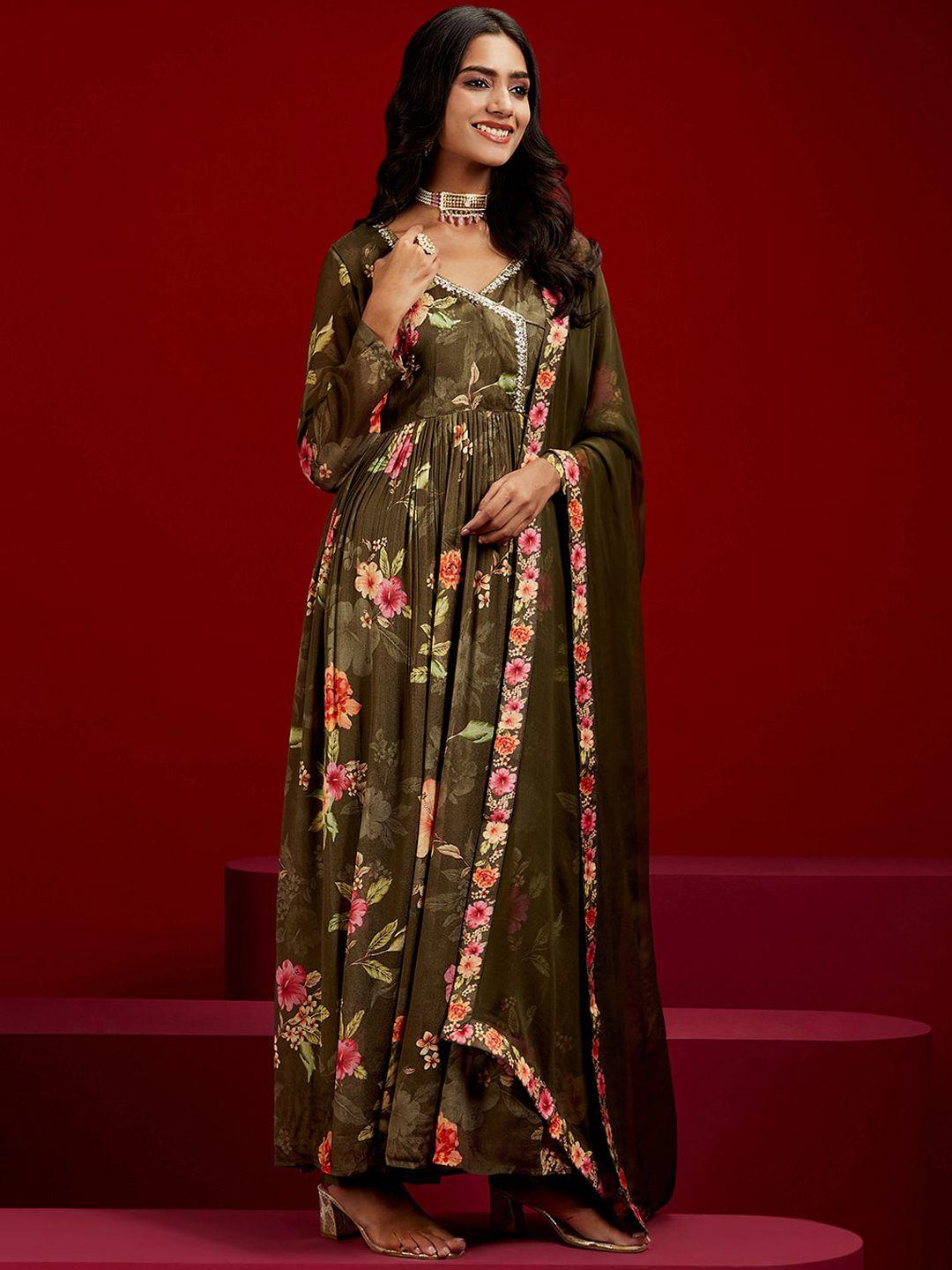 libas-art-floral-printed-angrakha-sequinned-silk-chiffon-kurta-with-trousers-&-dupatta