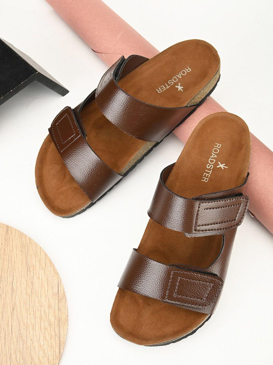 the-roadster-lifestyle-co.-brown-slip-on-comfort-sandals