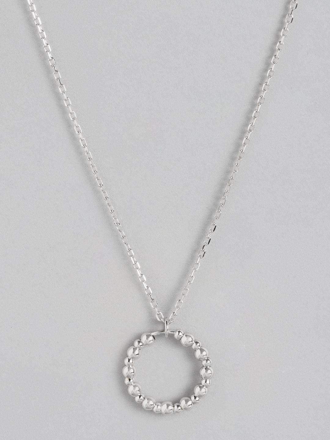 carlton-london-rhodium-plated-circular-pendant-with-chain