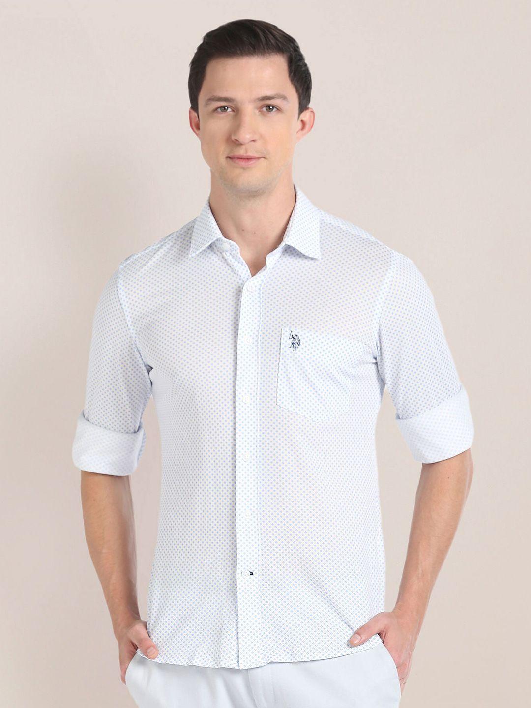u.s.-polo-assn.-geometric-printed-pure-cotton-casual-shirt
