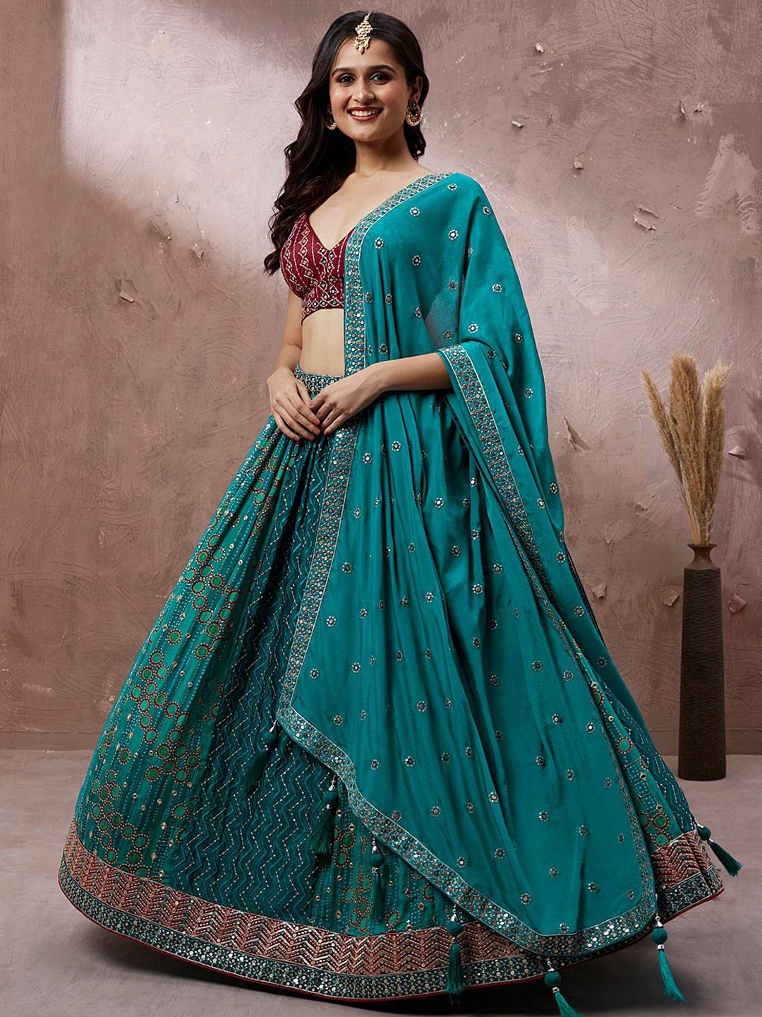 panchhi-ethnic-motifs-embroidered-sequinned-lehenga-choli-with-dupatta