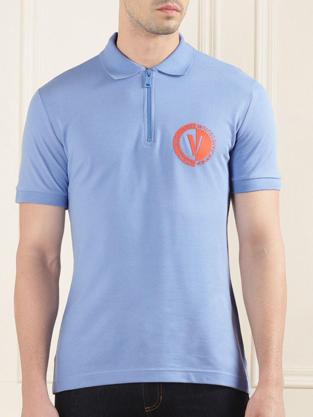 versace-jeans-couture-brand-logo-printed-polo-collar-cotton-t-shirt