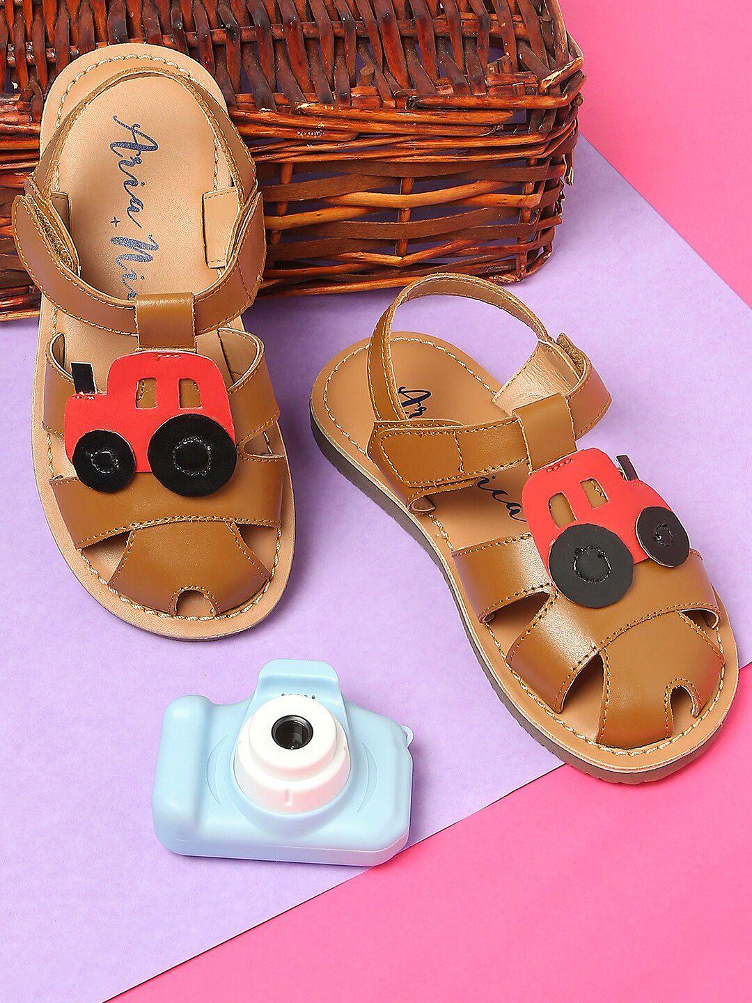 aria-nica-boys-tractor-applique-leather-comfort-sandals