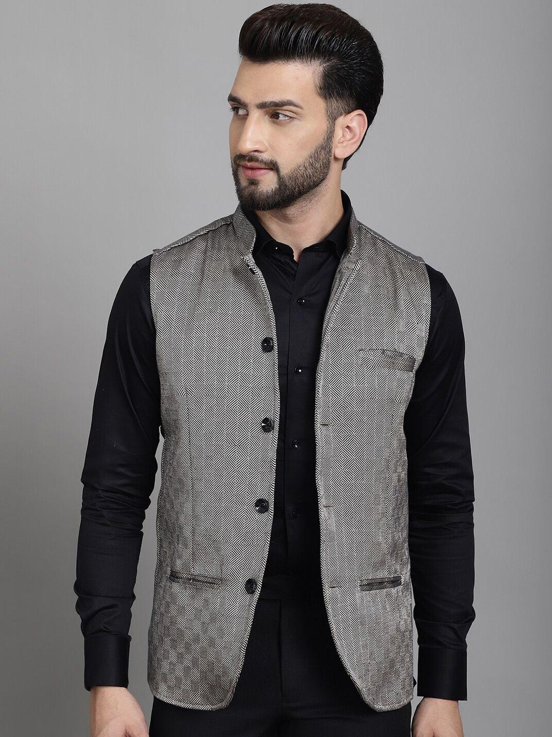 even-printed-mandarin-collar-nehru-jacket
