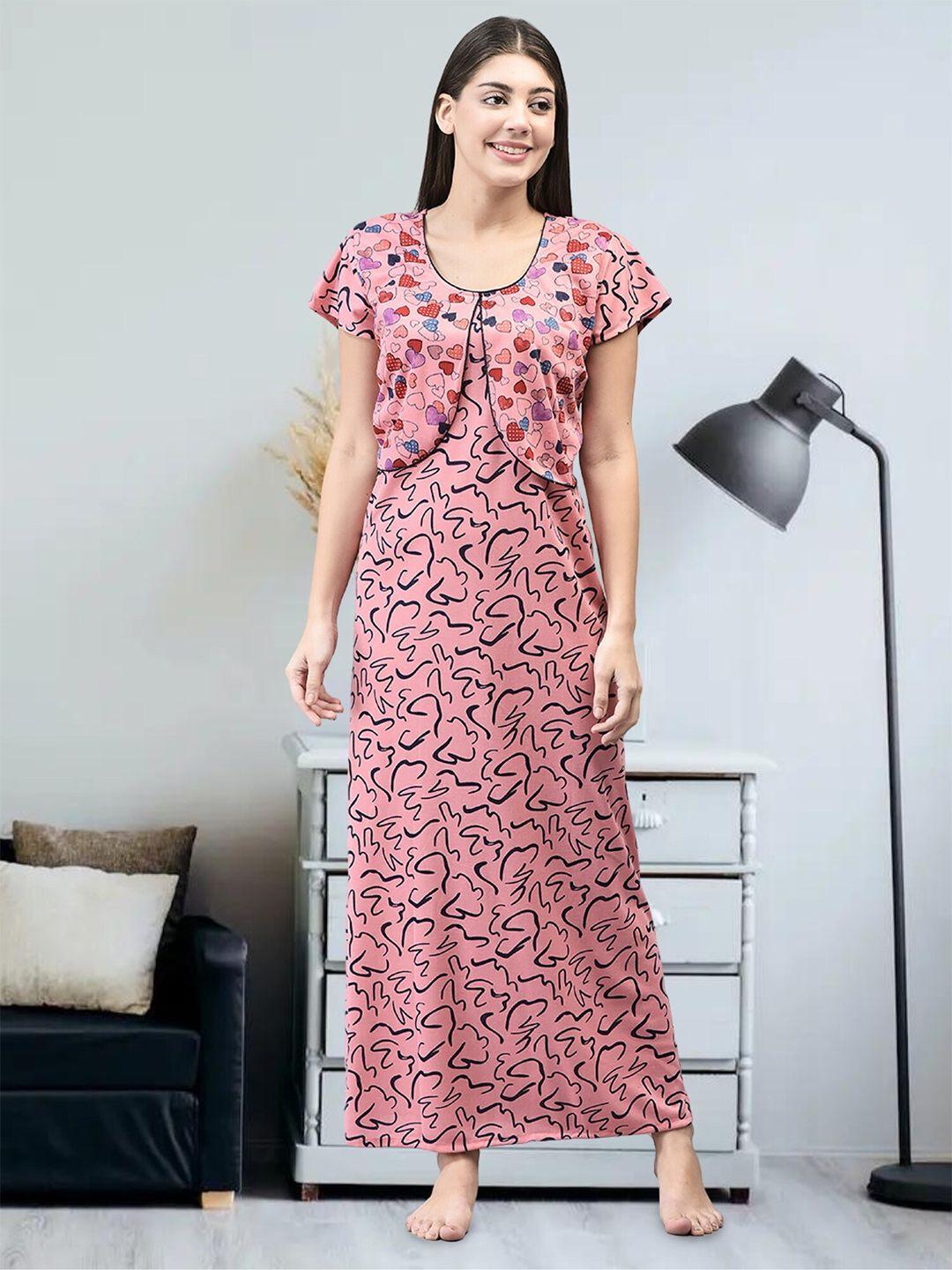 noty-abstract-printed-maternity-maxi-nightdress