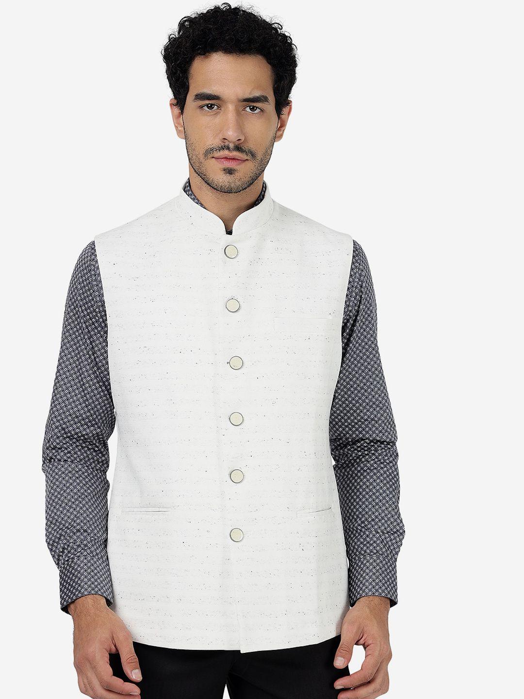 greenfibre-striped-mandarin-collar-pure-wool-nehru-jacket