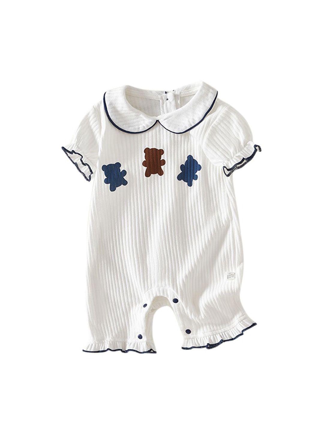 stylecast-infant-girls-white-striped-peter-pan-collar-cotton-rompers