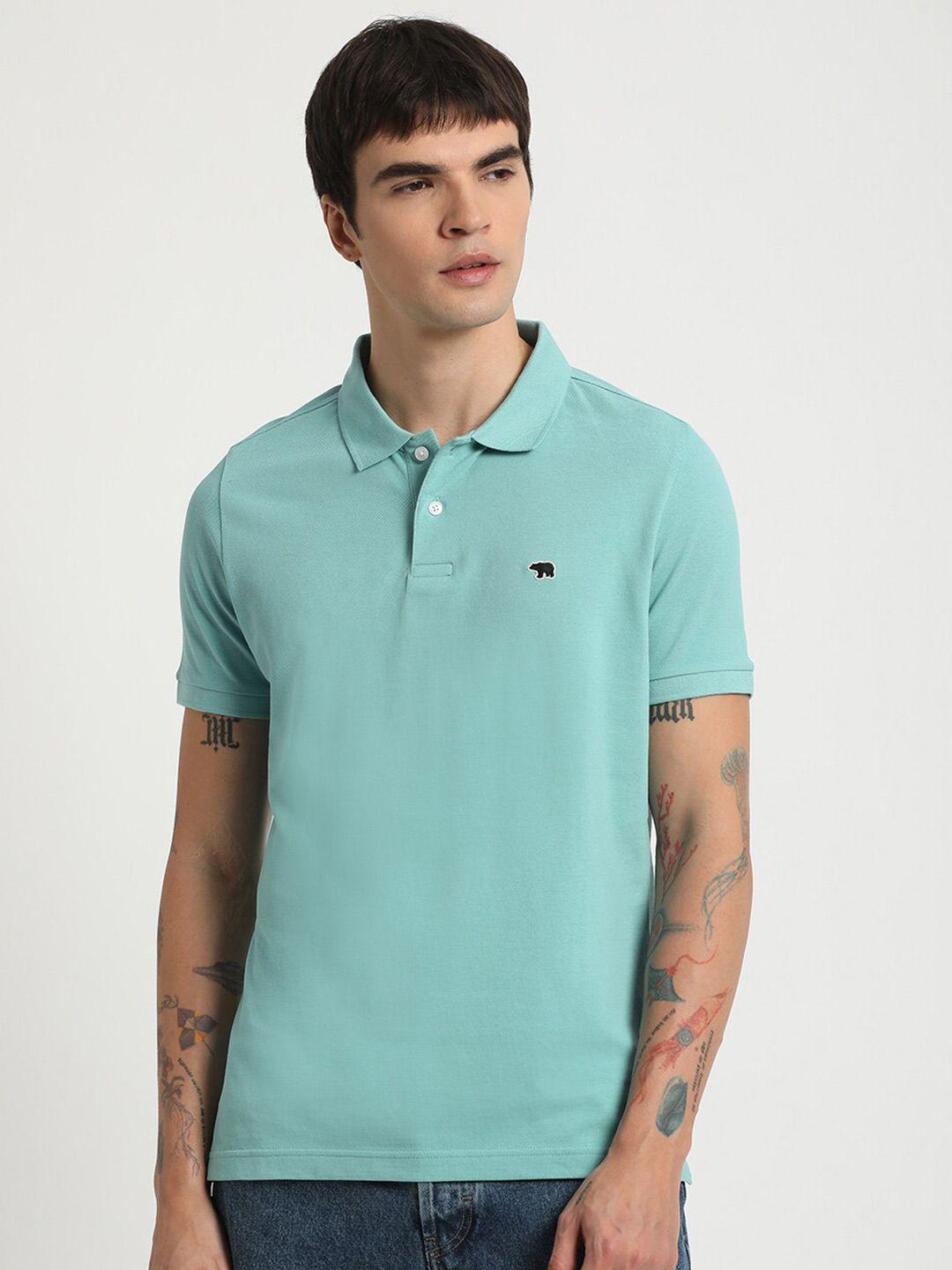 the-bear-house-polo-collar-slim-fit-pure-cotton-t-shirt