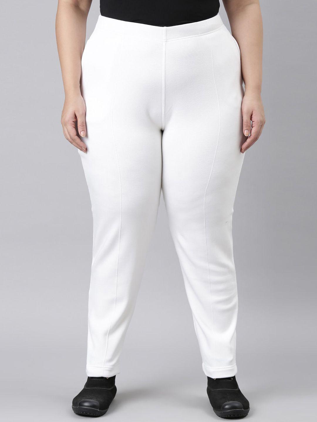 go-colors-women-plus-size-tailored-tapered-fit-acrylic-trousers