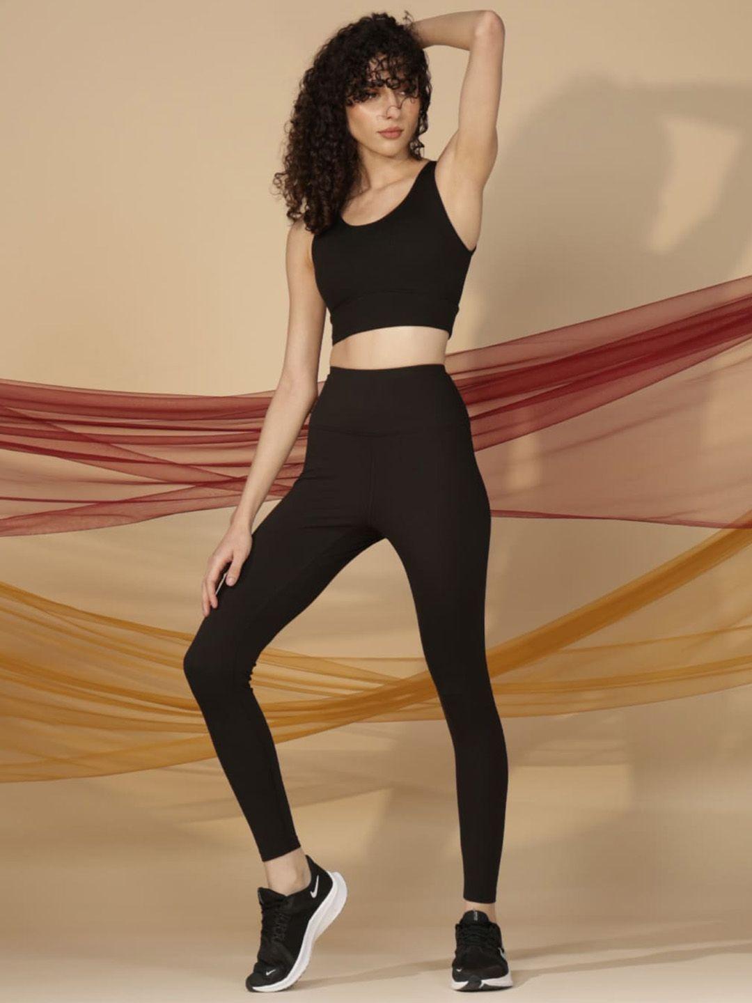 blissclub-women-slim-fit-ankle-length-sports-tights