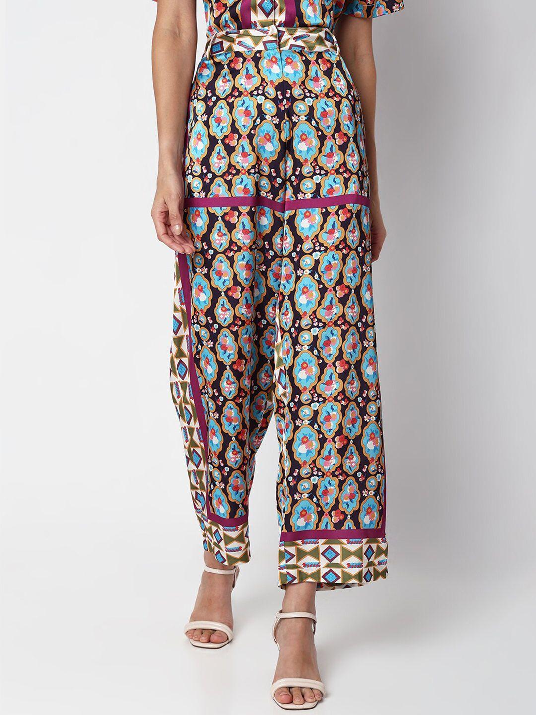 vero-moda-women-floral-printed-high-rise-plain-regular-trousers
