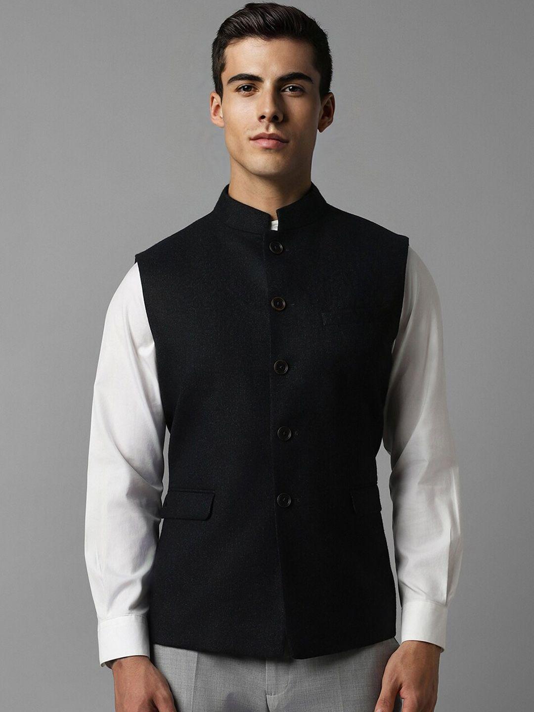 louis-philippe-textured-mandarin-collar-slim-fit-pure-woollen-nehru-jacket
