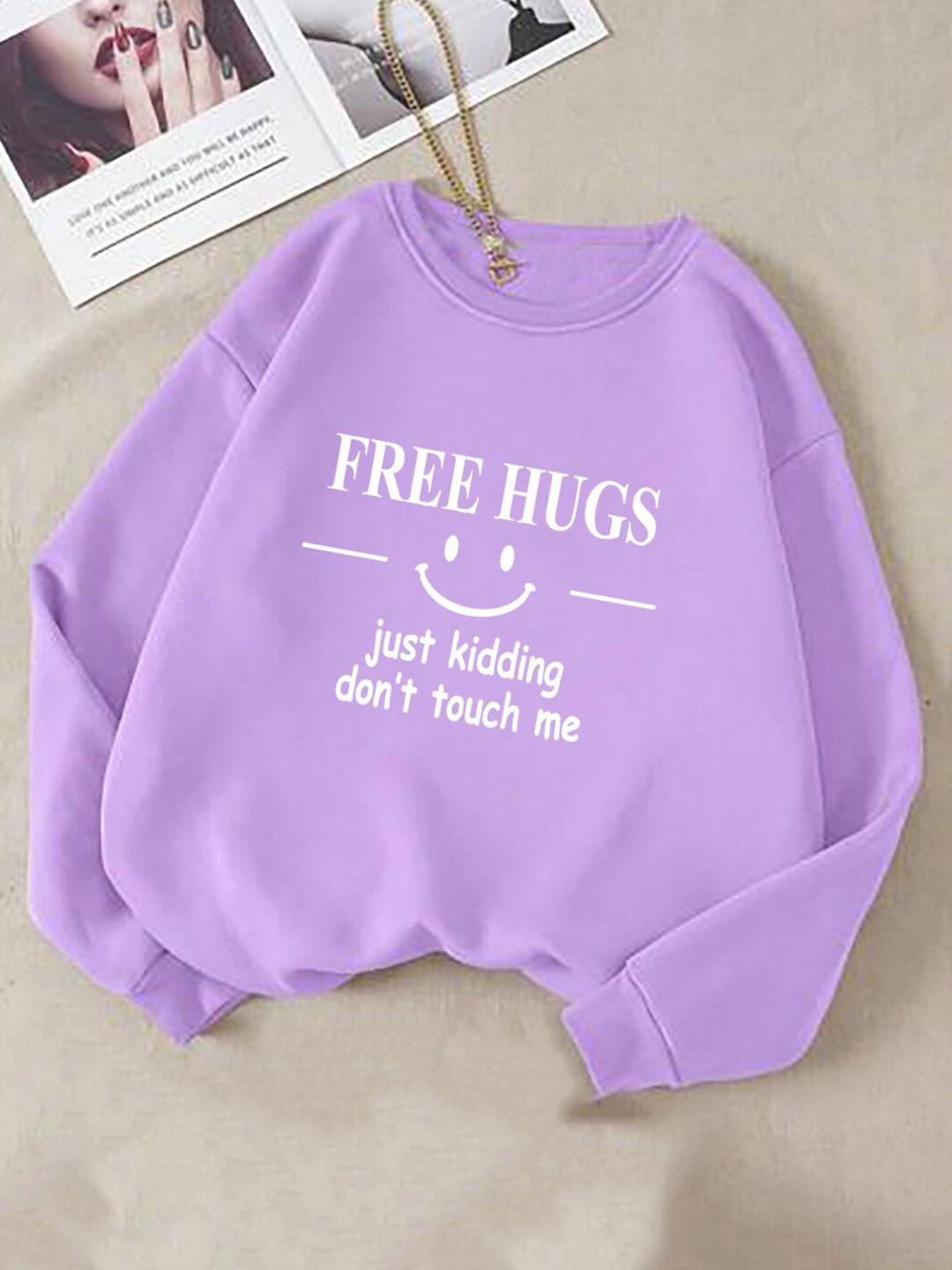 kotty-purple-typographic-printed-fleece-sweatshirt