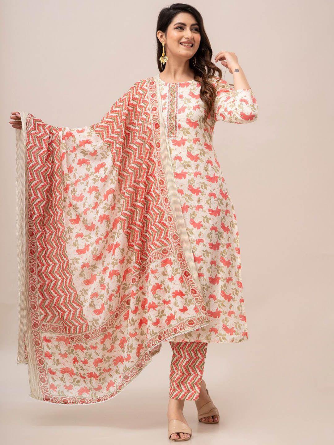 frionkandy-floral-printed-pure-cotton-straight-kurta-with-trousers-&-dupatta