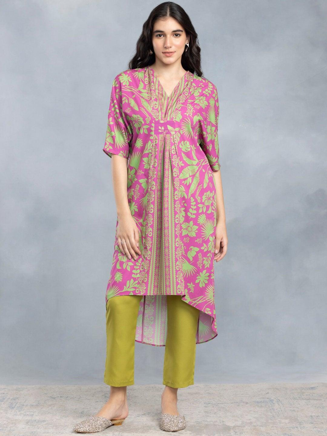 shaye-floral-printed-regular-kurta-with-trousers