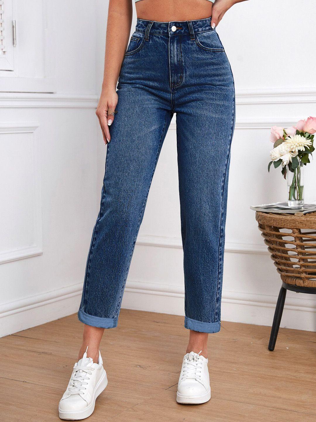 aahwan-women-mom-fit-high-rise-clean-look-cotton-denim-jeans