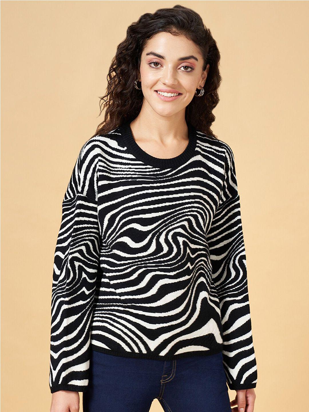 yu-by-pantaloons-animal-printed-round-neck-long-sleeves-acrylic-pullover-sweater