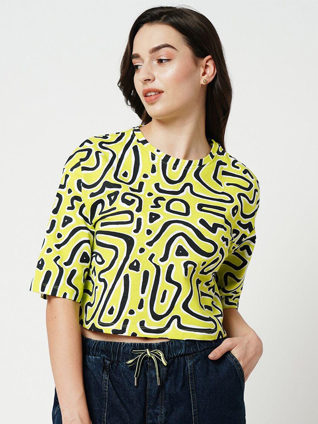 only-abstract-printed-drop-shoulder-sleeves-pure-cotton-t-shirt