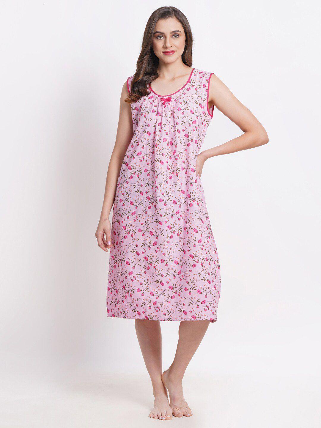 breezly-floral-printed-pure-cotton-everyday-nightdress