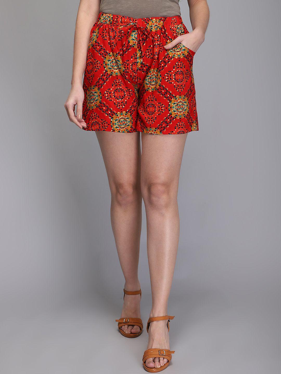 aditi-wasan-women-floral-printed-mid-rise-shorts