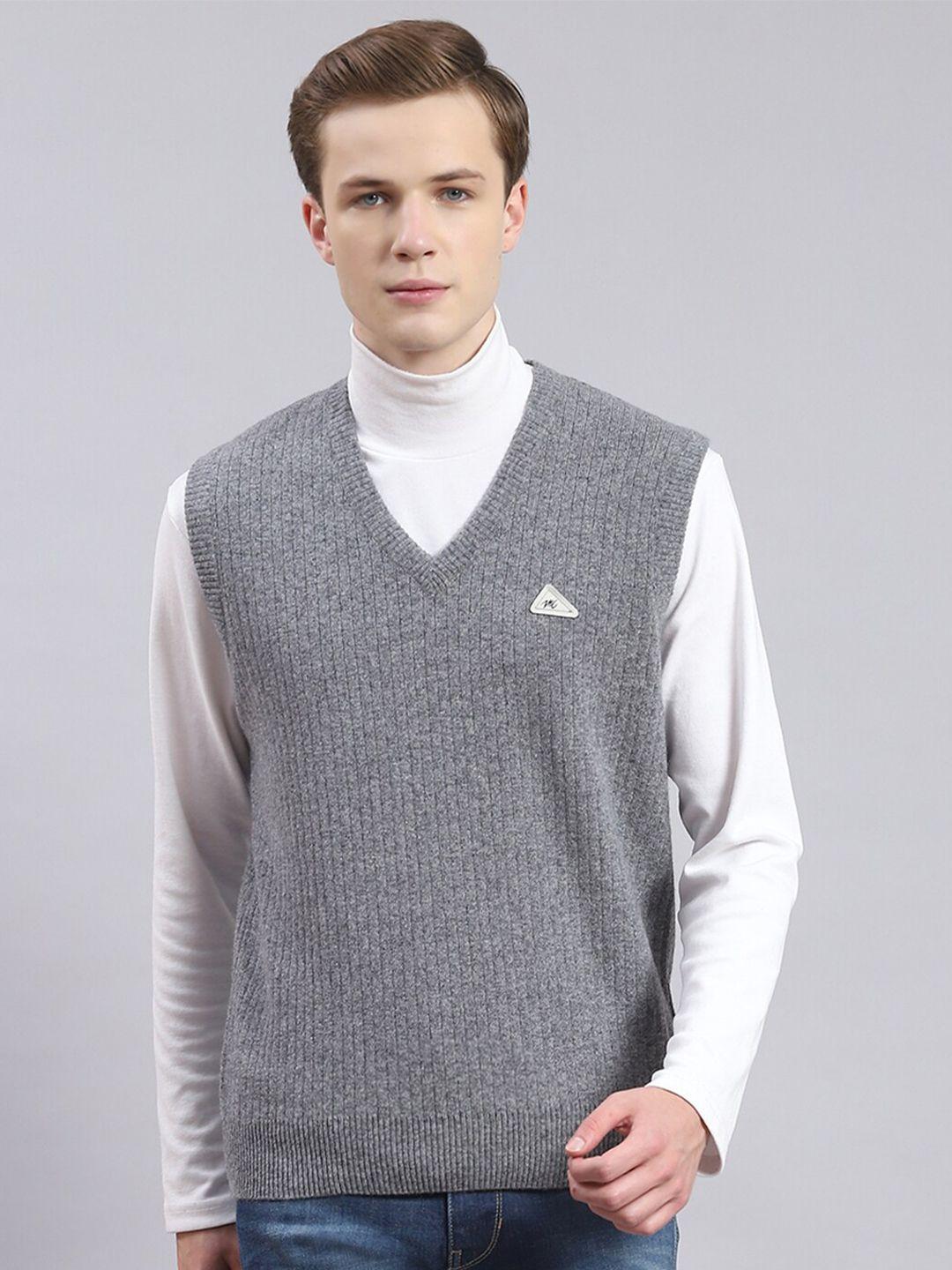 monte-carlo-striped-v-neck-sleeveless-woollen-sweater-vest