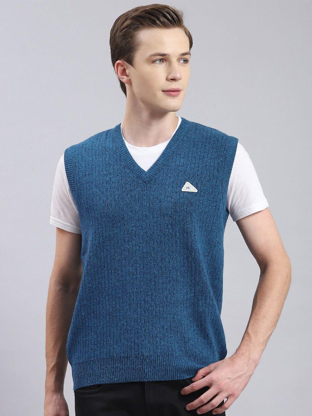 monte-carlo-ribbed-v-neck-woollen-sweater-vest