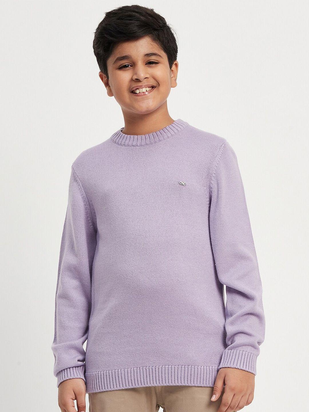 purple-united-kids-round-neck-acrylic-pullover
