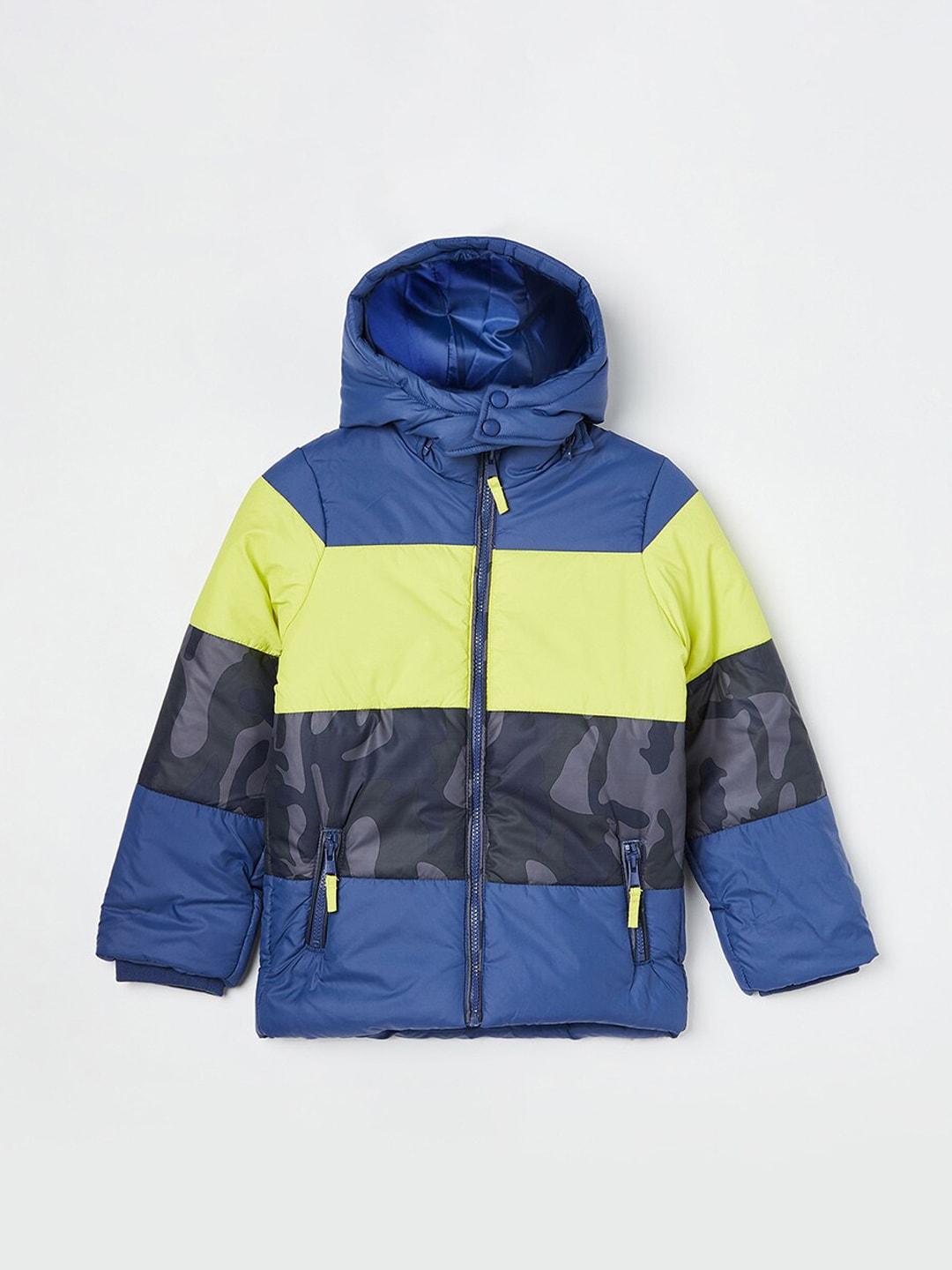 fame-forever-by-lifestyle-boys-striped-hooded-padded-jacket