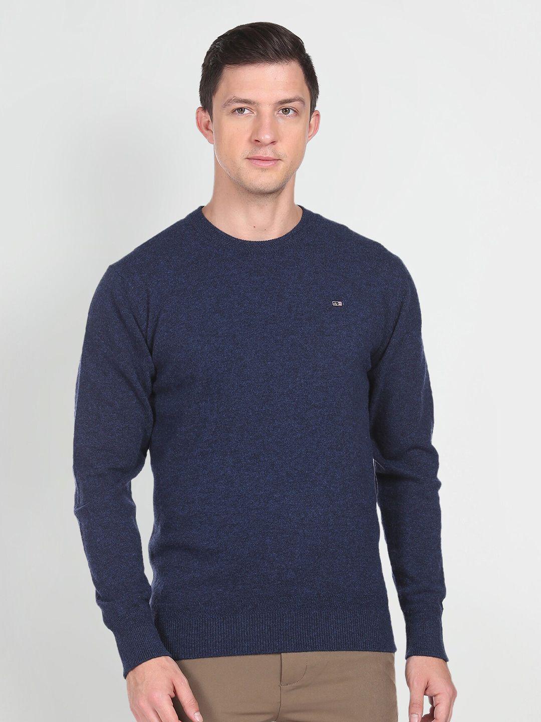 arrow-sport-round-neck-long-sleeves-pullover-sweater