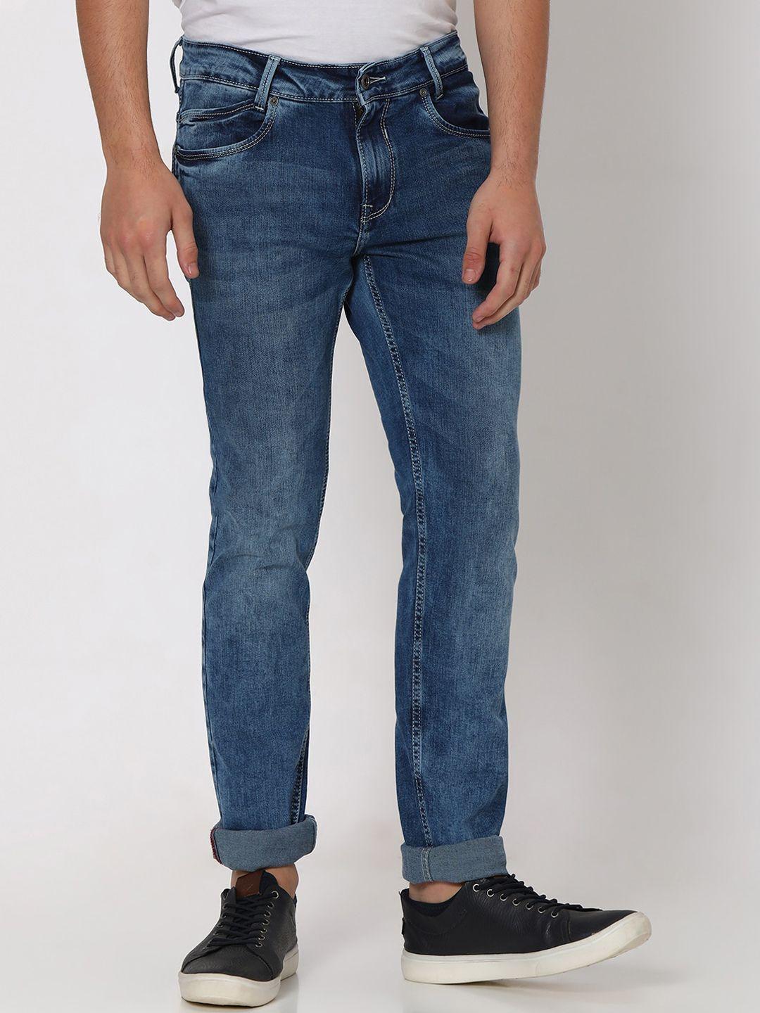 mufti-men-mid-rise-heavy-fade-slim-fit-stretchable-jeans