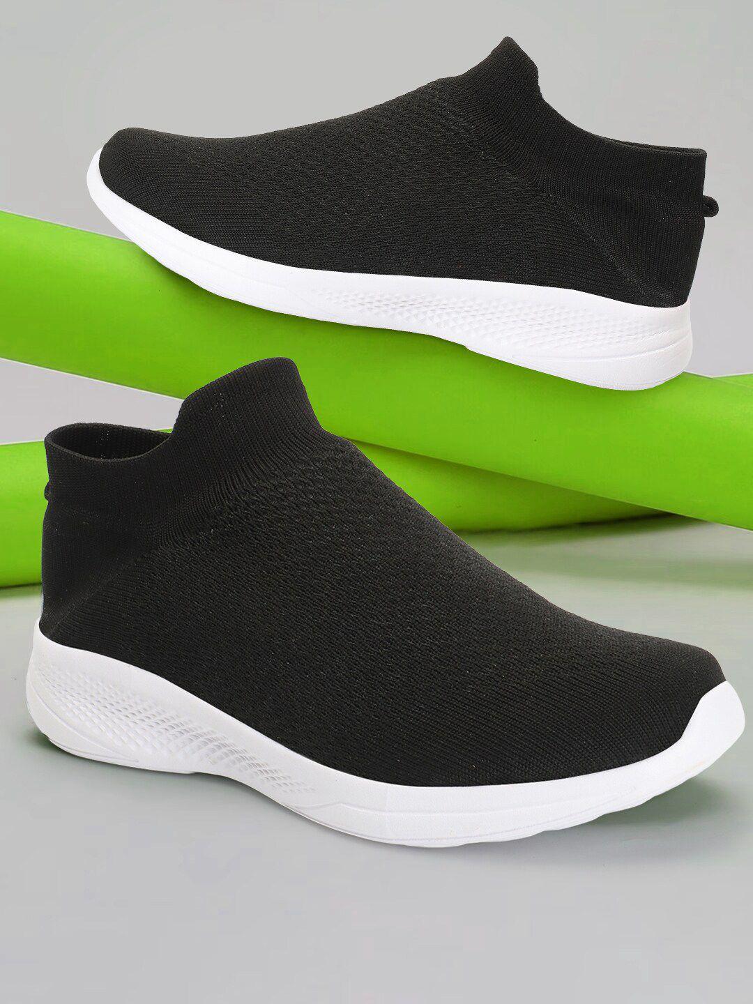 hrx-by-hrithik-roshan-men-black-&-white-airsock-textured-slip-on-sneakers