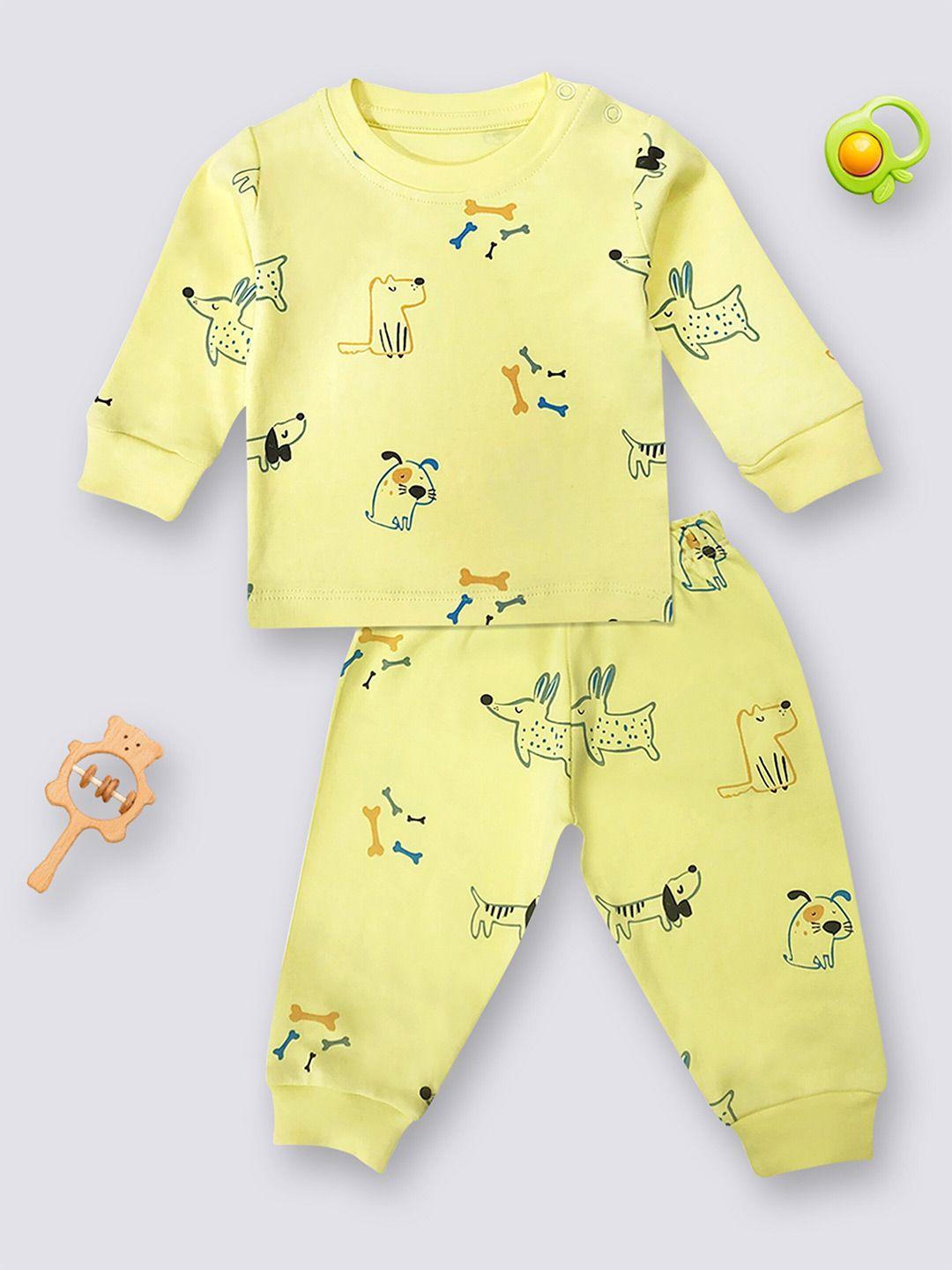 moms-love-unisex-kids-printed-pure-cotton-t-shirt-with-pyjamas