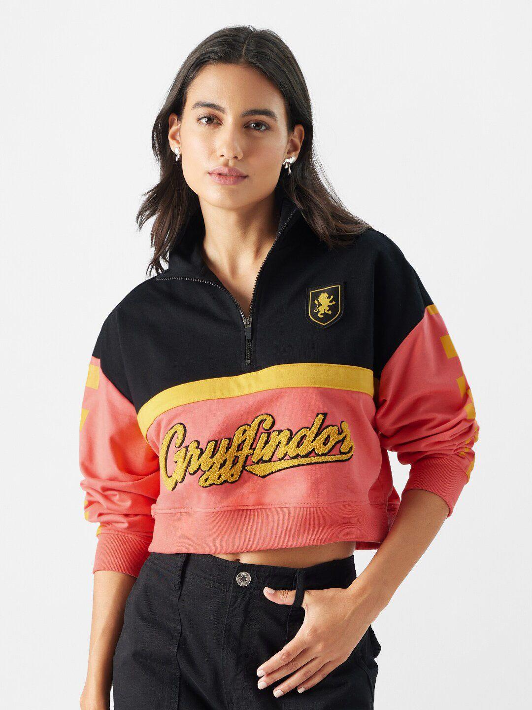 the-souled-store-women-pink-printed-sweatshirt