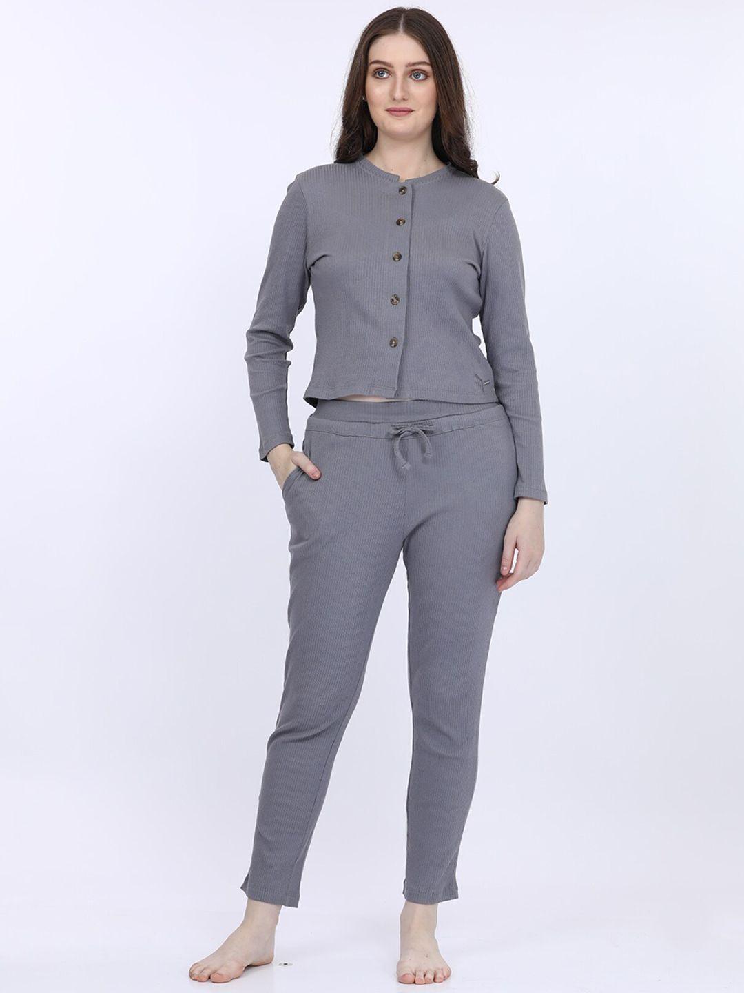 maysixty-ribbed-v-neck-crop-night-suit